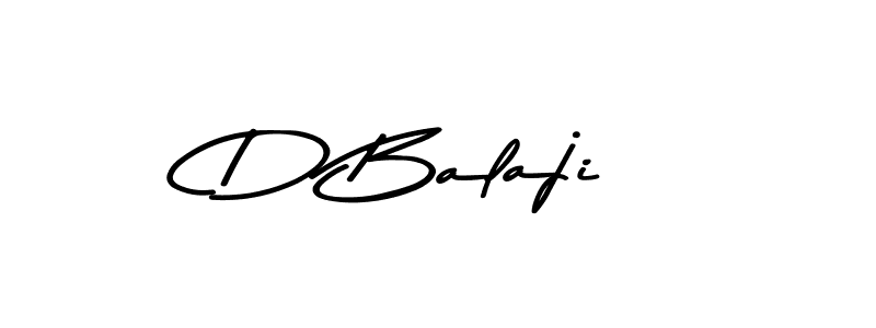 Asem Kandis PERSONAL USE is a professional signature style that is perfect for those who want to add a touch of class to their signature. It is also a great choice for those who want to make their signature more unique. Get D Balaji name to fancy signature for free. D Balaji signature style 9 images and pictures png
