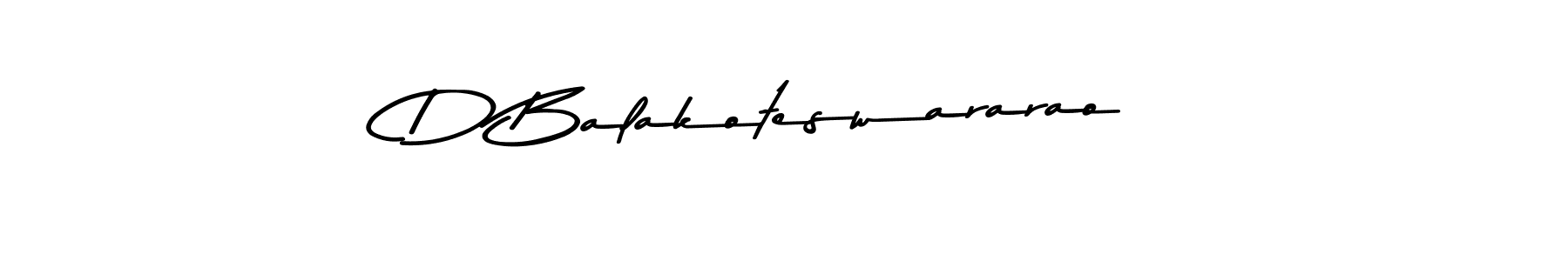 Create a beautiful signature design for name D Balakoteswararao. With this signature (Asem Kandis PERSONAL USE) fonts, you can make a handwritten signature for free. D Balakoteswararao signature style 9 images and pictures png