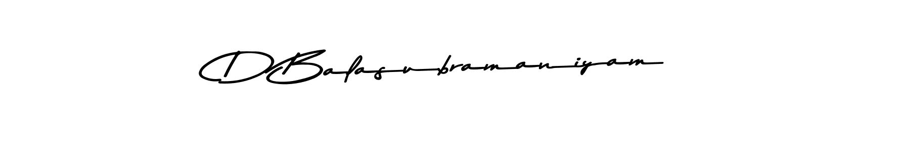 Make a beautiful signature design for name D Balasubramaniyam. With this signature (Asem Kandis PERSONAL USE) style, you can create a handwritten signature for free. D Balasubramaniyam signature style 9 images and pictures png