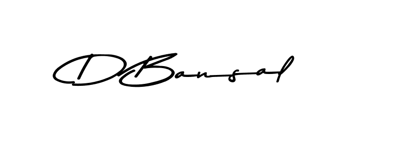 This is the best signature style for the D Bansal name. Also you like these signature font (Asem Kandis PERSONAL USE). Mix name signature. D Bansal signature style 9 images and pictures png