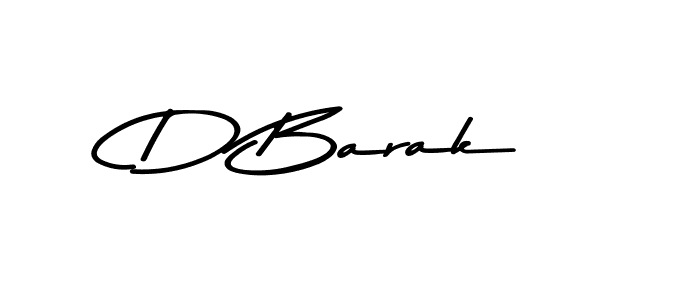 How to make D Barak signature? Asem Kandis PERSONAL USE is a professional autograph style. Create handwritten signature for D Barak name. D Barak signature style 9 images and pictures png