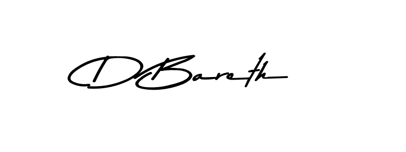 D Bareth stylish signature style. Best Handwritten Sign (Asem Kandis PERSONAL USE) for my name. Handwritten Signature Collection Ideas for my name D Bareth. D Bareth signature style 9 images and pictures png