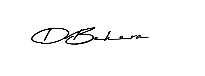 How to make D Behera signature? Asem Kandis PERSONAL USE is a professional autograph style. Create handwritten signature for D Behera name. D Behera signature style 9 images and pictures png