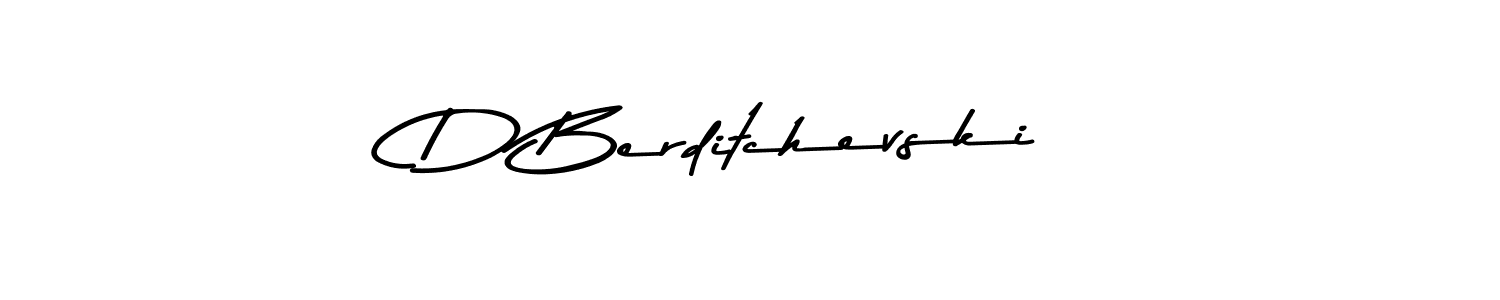 How to make D Berditchevski name signature. Use Asem Kandis PERSONAL USE style for creating short signs online. This is the latest handwritten sign. D Berditchevski signature style 9 images and pictures png