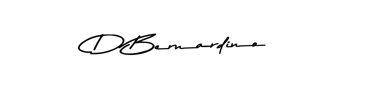 How to make D Bernardino signature? Asem Kandis PERSONAL USE is a professional autograph style. Create handwritten signature for D Bernardino name. D Bernardino signature style 9 images and pictures png