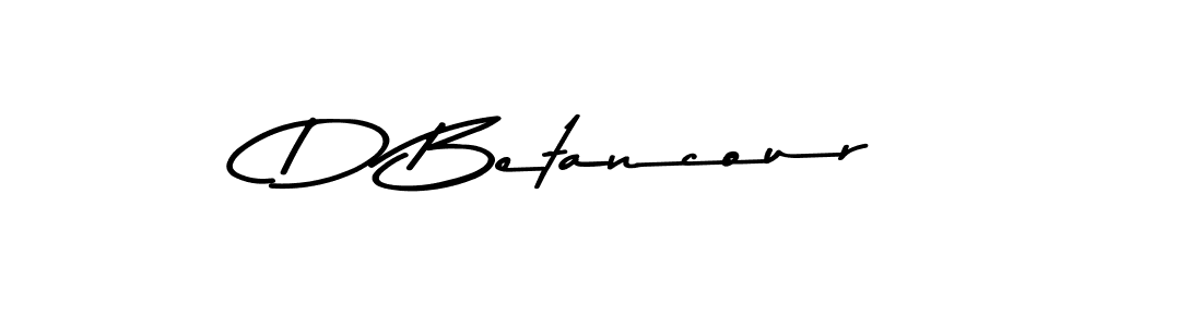 Check out images of Autograph of D Betancour name. Actor D Betancour Signature Style. Asem Kandis PERSONAL USE is a professional sign style online. D Betancour signature style 9 images and pictures png