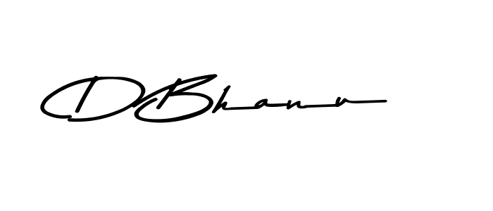 Make a beautiful signature design for name D Bhanu. With this signature (Asem Kandis PERSONAL USE) style, you can create a handwritten signature for free. D Bhanu signature style 9 images and pictures png