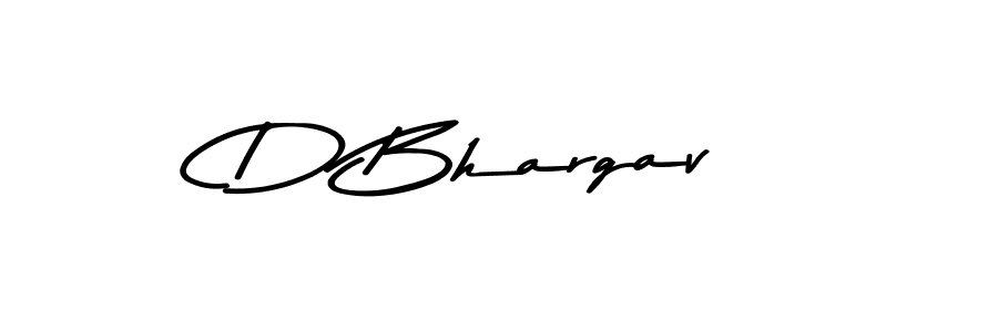 Use a signature maker to create a handwritten signature online. With this signature software, you can design (Asem Kandis PERSONAL USE) your own signature for name D Bhargav. D Bhargav signature style 9 images and pictures png