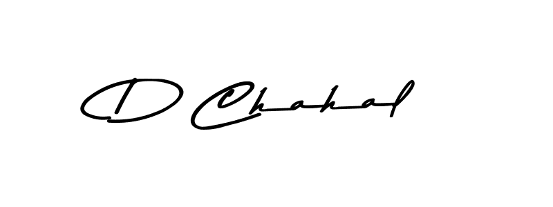 Also we have D Chahal name is the best signature style. Create professional handwritten signature collection using Asem Kandis PERSONAL USE autograph style. D Chahal signature style 9 images and pictures png