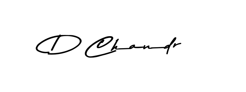 The best way (Asem Kandis PERSONAL USE) to make a short signature is to pick only two or three words in your name. The name D Chandr include a total of six letters. For converting this name. D Chandr signature style 9 images and pictures png