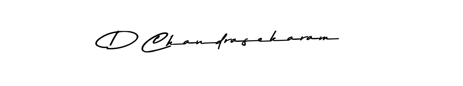Make a beautiful signature design for name D Chandrasekaram. With this signature (Asem Kandis PERSONAL USE) style, you can create a handwritten signature for free. D Chandrasekaram signature style 9 images and pictures png