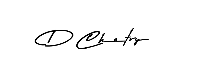 Design your own signature with our free online signature maker. With this signature software, you can create a handwritten (Asem Kandis PERSONAL USE) signature for name D Chetry. D Chetry signature style 9 images and pictures png