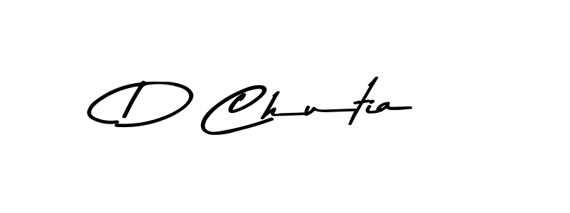 The best way (Asem Kandis PERSONAL USE) to make a short signature is to pick only two or three words in your name. The name D Chutia include a total of six letters. For converting this name. D Chutia signature style 9 images and pictures png