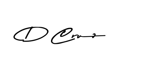 The best way (Asem Kandis PERSONAL USE) to make a short signature is to pick only two or three words in your name. The name D Cruz include a total of six letters. For converting this name. D Cruz signature style 9 images and pictures png