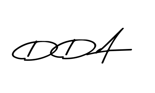 Also You can easily find your signature by using the search form. We will create D D A name handwritten signature images for you free of cost using Asem Kandis PERSONAL USE sign style. D D A signature style 9 images and pictures png