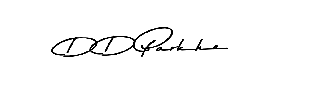 D D Parkhe stylish signature style. Best Handwritten Sign (Asem Kandis PERSONAL USE) for my name. Handwritten Signature Collection Ideas for my name D D Parkhe. D D Parkhe signature style 9 images and pictures png