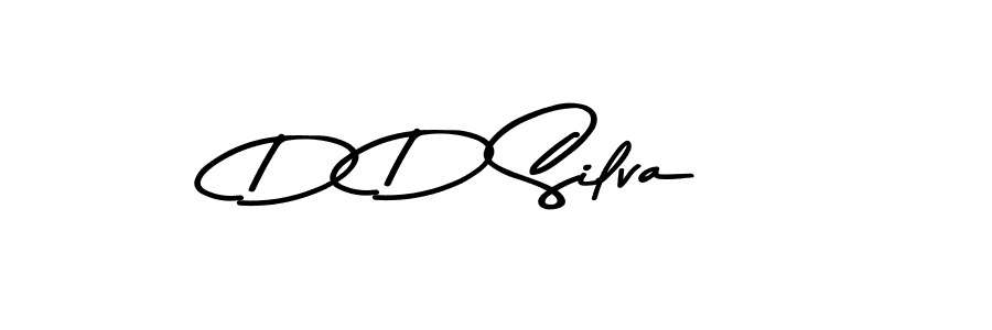 The best way (Asem Kandis PERSONAL USE) to make a short signature is to pick only two or three words in your name. The name D D Silva include a total of six letters. For converting this name. D D Silva signature style 9 images and pictures png