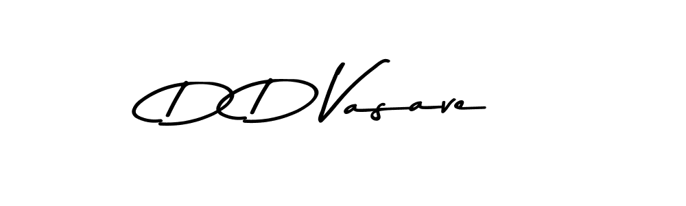 How to make D D Vasave signature? Asem Kandis PERSONAL USE is a professional autograph style. Create handwritten signature for D D Vasave name. D D Vasave signature style 9 images and pictures png