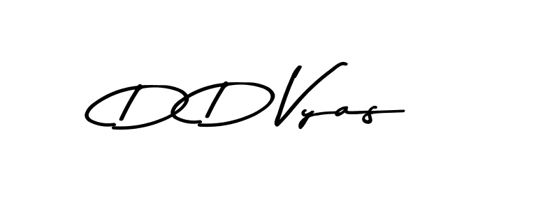 Also we have D D Vyas name is the best signature style. Create professional handwritten signature collection using Asem Kandis PERSONAL USE autograph style. D D Vyas signature style 9 images and pictures png