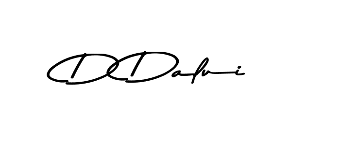 Use a signature maker to create a handwritten signature online. With this signature software, you can design (Asem Kandis PERSONAL USE) your own signature for name D Dalui. D Dalui signature style 9 images and pictures png