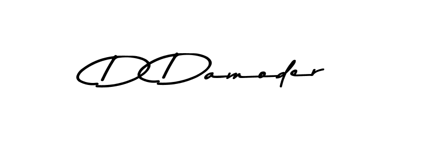 Use a signature maker to create a handwritten signature online. With this signature software, you can design (Asem Kandis PERSONAL USE) your own signature for name D Damoder. D Damoder signature style 9 images and pictures png