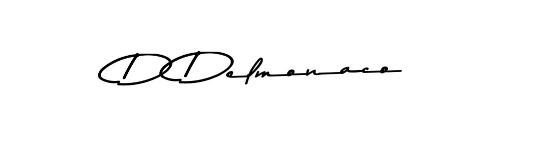 The best way (Asem Kandis PERSONAL USE) to make a short signature is to pick only two or three words in your name. The name D Delmonaco include a total of six letters. For converting this name. D Delmonaco signature style 9 images and pictures png