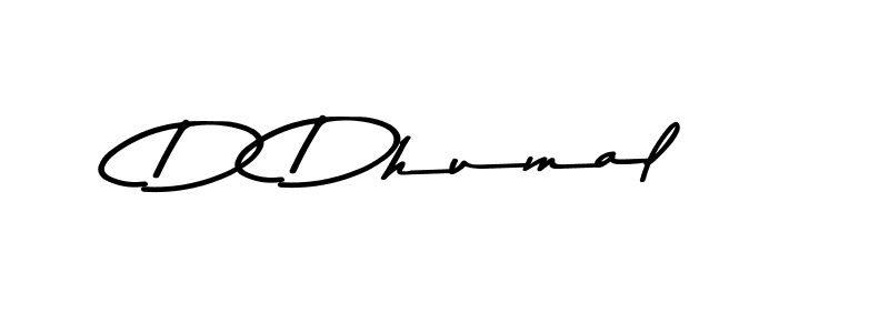 Best and Professional Signature Style for D Dhumal. Asem Kandis PERSONAL USE Best Signature Style Collection. D Dhumal signature style 9 images and pictures png