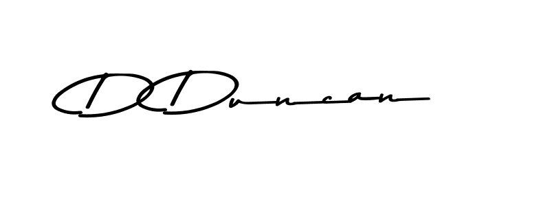 Create a beautiful signature design for name D Duncan. With this signature (Asem Kandis PERSONAL USE) fonts, you can make a handwritten signature for free. D Duncan signature style 9 images and pictures png