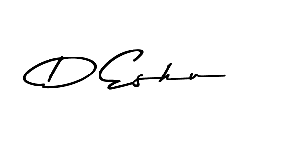 Use a signature maker to create a handwritten signature online. With this signature software, you can design (Asem Kandis PERSONAL USE) your own signature for name D Eshu. D Eshu signature style 9 images and pictures png