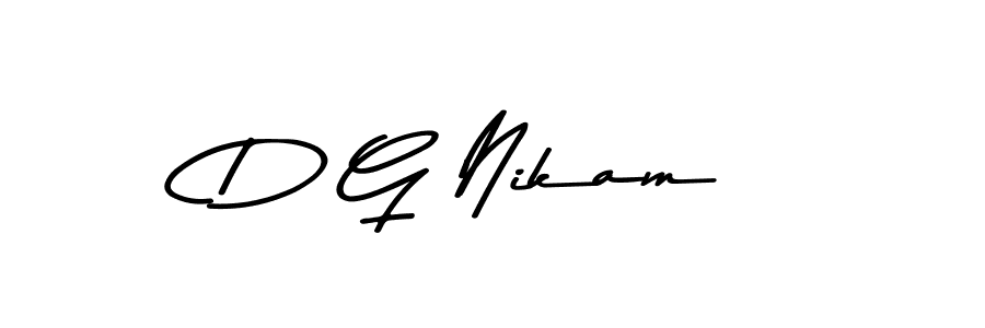 Best and Professional Signature Style for D G Nikam. Asem Kandis PERSONAL USE Best Signature Style Collection. D G Nikam signature style 9 images and pictures png