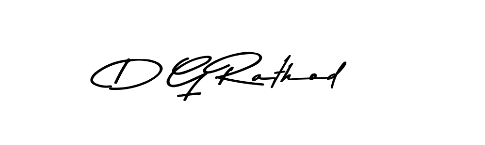 Make a beautiful signature design for name D G Rathod. With this signature (Asem Kandis PERSONAL USE) style, you can create a handwritten signature for free. D G Rathod signature style 9 images and pictures png
