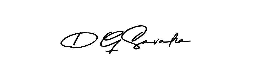 Create a beautiful signature design for name D G Savalia. With this signature (Asem Kandis PERSONAL USE) fonts, you can make a handwritten signature for free. D G Savalia signature style 9 images and pictures png