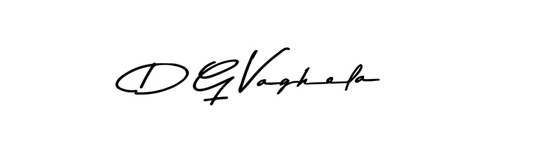 D G Vaghela stylish signature style. Best Handwritten Sign (Asem Kandis PERSONAL USE) for my name. Handwritten Signature Collection Ideas for my name D G Vaghela. D G Vaghela signature style 9 images and pictures png