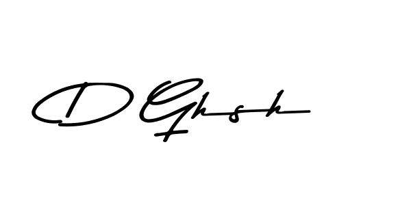 Also we have D Ghsh name is the best signature style. Create professional handwritten signature collection using Asem Kandis PERSONAL USE autograph style. D Ghsh signature style 9 images and pictures png