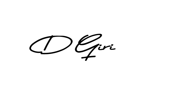 Make a beautiful signature design for name D Giri. With this signature (Asem Kandis PERSONAL USE) style, you can create a handwritten signature for free. D Giri signature style 9 images and pictures png