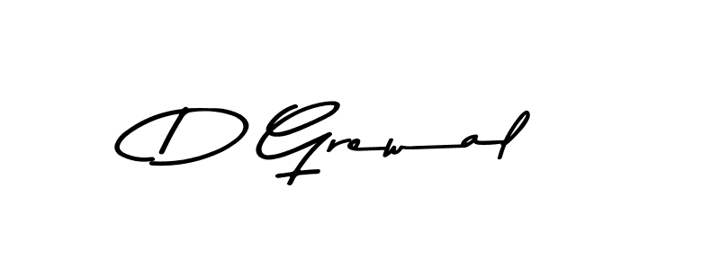 Similarly Asem Kandis PERSONAL USE is the best handwritten signature design. Signature creator online .You can use it as an online autograph creator for name D Grewal. D Grewal signature style 9 images and pictures png