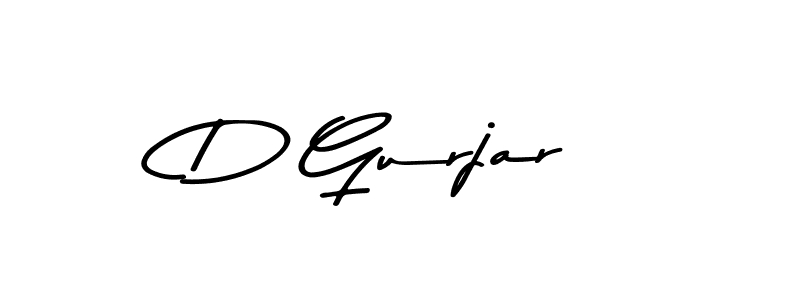 Asem Kandis PERSONAL USE is a professional signature style that is perfect for those who want to add a touch of class to their signature. It is also a great choice for those who want to make their signature more unique. Get D Gurjar name to fancy signature for free. D Gurjar signature style 9 images and pictures png