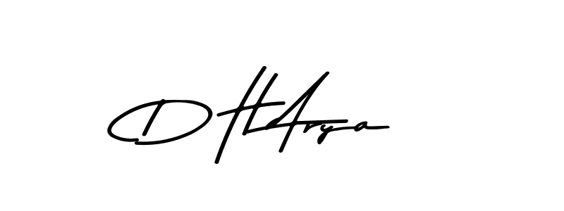 Make a beautiful signature design for name D H Arya. Use this online signature maker to create a handwritten signature for free. D H Arya signature style 9 images and pictures png