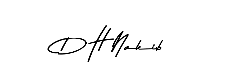 Best and Professional Signature Style for D H Nakib. Asem Kandis PERSONAL USE Best Signature Style Collection. D H Nakib signature style 9 images and pictures png
