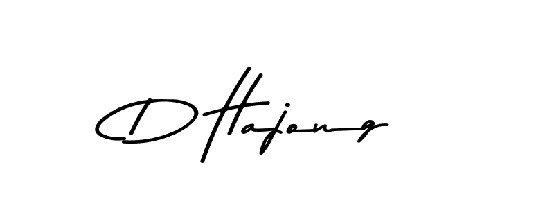 Create a beautiful signature design for name D Hajong. With this signature (Asem Kandis PERSONAL USE) fonts, you can make a handwritten signature for free. D Hajong signature style 9 images and pictures png