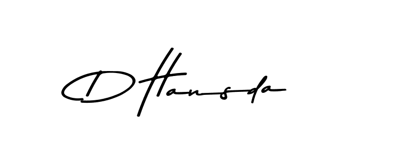 Use a signature maker to create a handwritten signature online. With this signature software, you can design (Asem Kandis PERSONAL USE) your own signature for name D Hansda. D Hansda signature style 9 images and pictures png