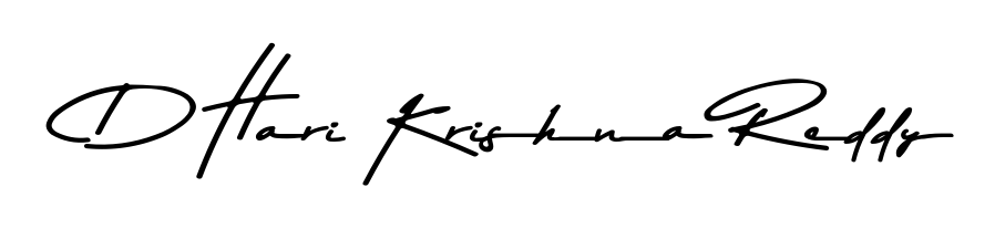 Style your name D Hari Krishna Reddy with confidence using Asem Kandis PERSONAL USE signature design. Simple, elegant, and ready for immediate document use. D Hari Krishna Reddy signature style 9 images and pictures png