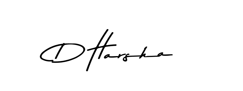 This is the best signature style for the D Harsha name. Also you like these signature font (Asem Kandis PERSONAL USE). Mix name signature. D Harsha signature style 9 images and pictures png