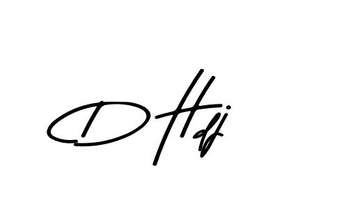 Design your own signature with our free online signature maker. With this signature software, you can create a handwritten (Asem Kandis PERSONAL USE) signature for name D Hdj. D Hdj signature style 9 images and pictures png