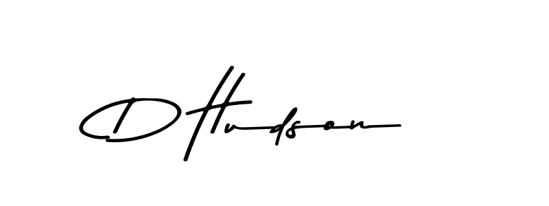 D Hudson stylish signature style. Best Handwritten Sign (Asem Kandis PERSONAL USE) for my name. Handwritten Signature Collection Ideas for my name D Hudson. D Hudson signature style 9 images and pictures png