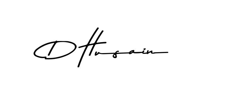 Design your own signature with our free online signature maker. With this signature software, you can create a handwritten (Asem Kandis PERSONAL USE) signature for name D Husain. D Husain signature style 9 images and pictures png