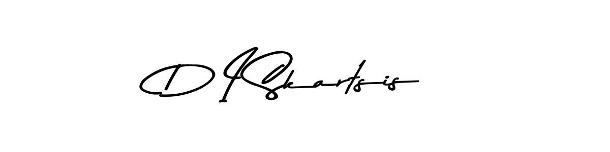 Design your own signature with our free online signature maker. With this signature software, you can create a handwritten (Asem Kandis PERSONAL USE) signature for name D I Skartsis. D I Skartsis signature style 9 images and pictures png