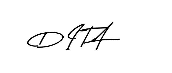 The best way (Asem Kandis PERSONAL USE) to make a short signature is to pick only two or three words in your name. The name D I T A include a total of six letters. For converting this name. D I T A signature style 9 images and pictures png