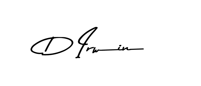 Make a beautiful signature design for name D Irwin. With this signature (Asem Kandis PERSONAL USE) style, you can create a handwritten signature for free. D Irwin signature style 9 images and pictures png