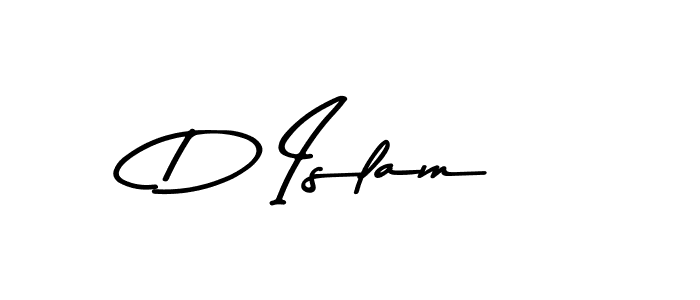 Best and Professional Signature Style for D Islam. Asem Kandis PERSONAL USE Best Signature Style Collection. D Islam signature style 9 images and pictures png